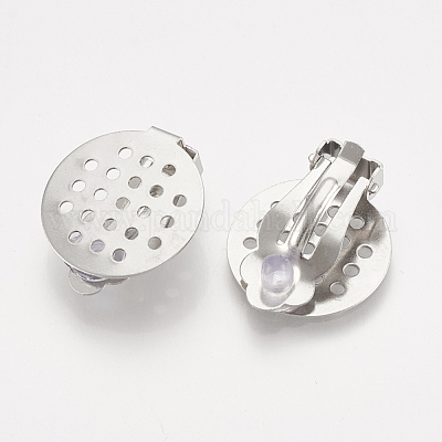 Фурнитура для сережек-клипс из нержавеющей стали 304 X-STAS-S104-01C-1