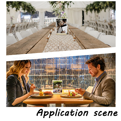 12шт. 6-х цветная визитница из сосны WOOD-PH0001-72-1