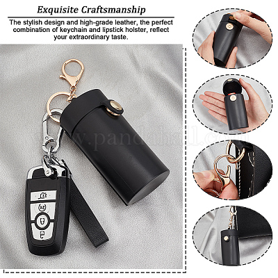 Shop WADORN 2pcs Chapstick Keychain Holder for Jewelry Making - PandaHall  Selected