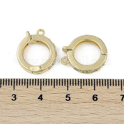 Латунь кубического циркония раза по сравнению с застежками KK-Z078-08G-1