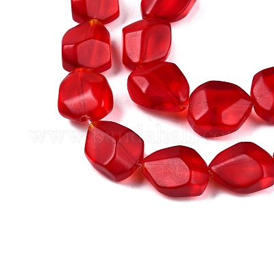 Матовые стеклянные бусины GLAA-T023-30A-1