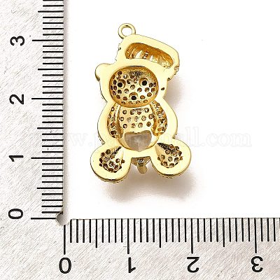 Стойки обшивки латунь микро проложить Циркон подвеску KK-L226-006G-09-1