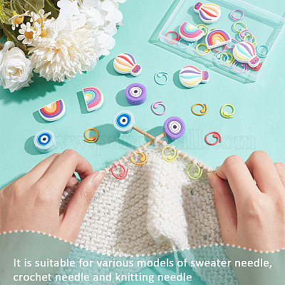 Силиконовые протекторы для спиц от сглаза/воздушного шара/радуги SIL-NB0001-36-1