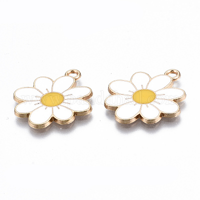 Подвески из экологически чистого сплава с эмалью ENAM-Q437-041A-NR-1