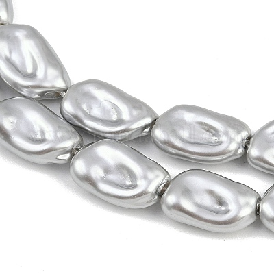 Гальванические стеклянные бусины GLAA-H039-04B-1