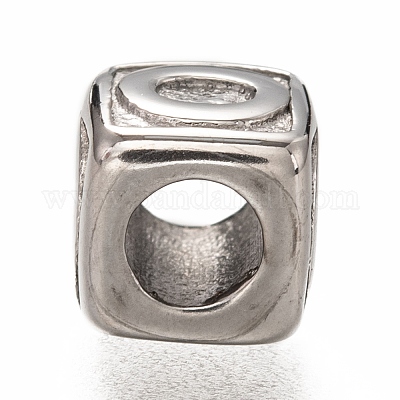 Европейские бусины из нержавеющей стали 304 OPDL-L020-001O-1