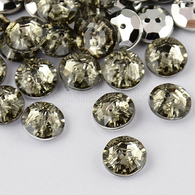 Flat Round Rhinestone Buttons, Rhinestone Flat Back Buttons