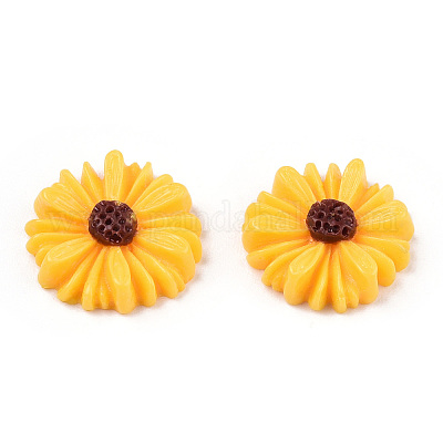 Аксессуары для кабошонов из непрозрачной смолы с плоской задней стенкой RESI-TAC0003-30B-02-1