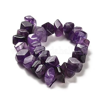 Natürlichen Amethyst Perlen Stränge&nbsp;G-N327-05-18-1
