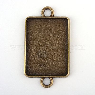 Старинные тибетском стиле сплава сеттинги ободок разъем кабошон TIBE-M016-08AB-NF-1