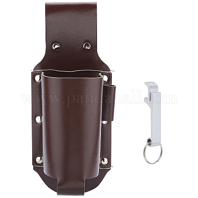 1 шт. чехол для бутылки вина из искусственной кожи AJEW-GF0003-88B-1