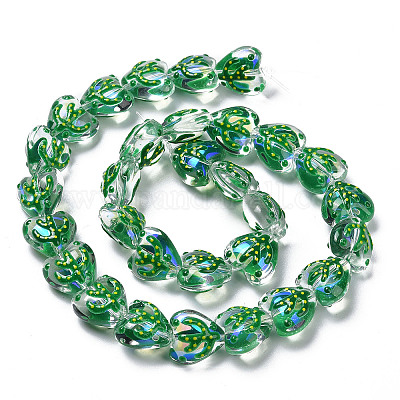 Нити стеклянных эмалевых бусин LAMP-A001-E01-1