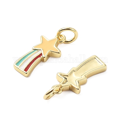 Латунь эмаль подвески KK-L237-028G-05-1