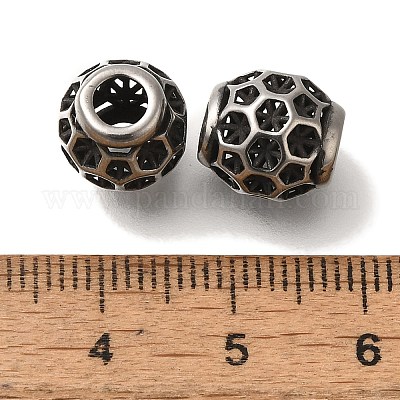 Европейские бусины из нержавеющей стали 304 STAS-D191-22A-AS-1