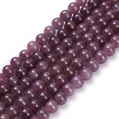 Натуральные рубиновые бисерные пряди G-L631-A01-6mm-A-1