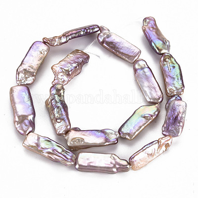 Природные Кеши жемчуг пряди PEAR-S020-D02-1