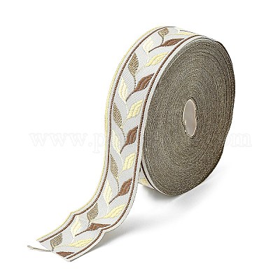 Ruban de polyester brodé&nbsp;OCOR-WH0033-88E-1