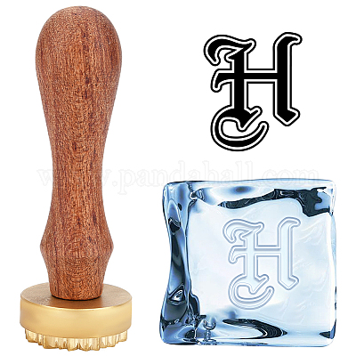 1 шт. головка штампа из латуни золотистого тона DIY-OC0012-37-1