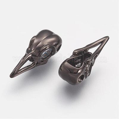 Латунные микро проложить класса AAA кубического циркония бусы ZIRC-P043-05B-NR-1