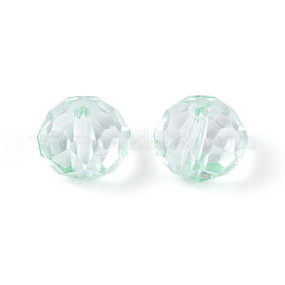 Выпечка расписные прозрачные стеклянные бусины X1-GLAA-N011-10mm-07-1