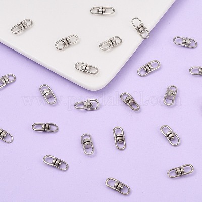 Сплав двойные застежки глаз поворотные X-PALLOY-E385-14P-1