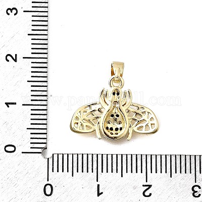 Латунные микро проложить кубического циркония подвески KK-P336-16B-G-1