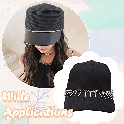 3шт железная цепочка для бейсболки HJEW-CJ00082-1