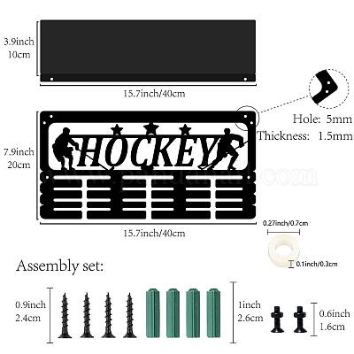 Прямоугольный железный держатель для медалей ODIS-WH0052-015-1
