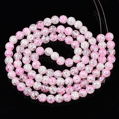 Выпечки окрашенные нити шарик хруст стекла CCG-S001-8mm-02-1