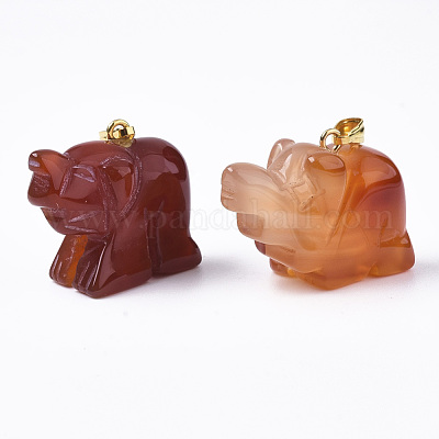 Природные подвески агат G-R459-003B-1