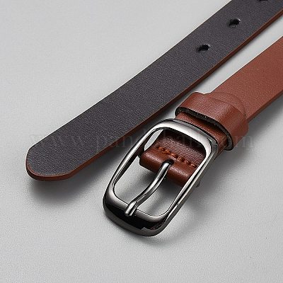 Корсетные ремни из искусственной кожи с застежками из цинкового сплава AJEW-WH0007-34A-1