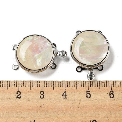 Белая застежка-ракушка G-C104-06A-P-1