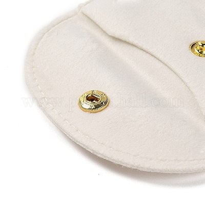 Бархатные мешочки для хранения украшений с кнопкой для браслетов ABAG-P013-01F-1