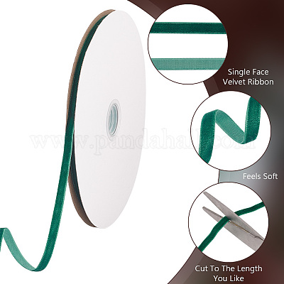 25 ярд односторонней бархатной ленты OCOR-WH0045-13A-1