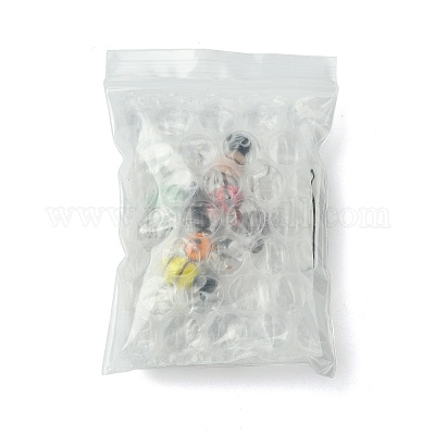 6шт 6 цвета бусины лэмпворк ручной работы LAMP-FS0001-55-1