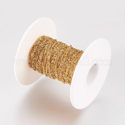 Ионное покрытие (ip) цепи из нержавеющей стали 304 ручной работы STAS-P200-33G-1