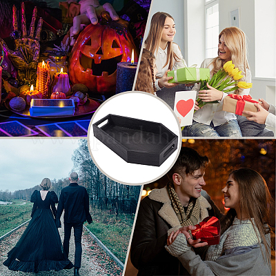 Гроб деревянные подставки для ювелирных изделий FIND-WH20024-25-1