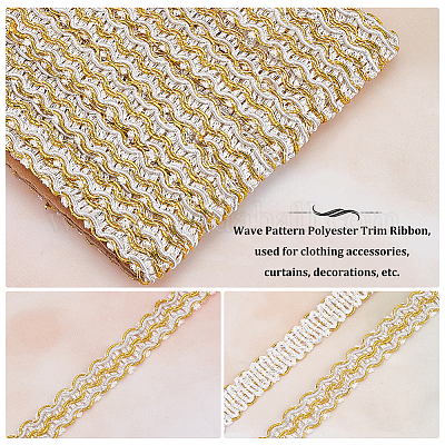 Wholesale Polyester Braided Lace Ribbons 