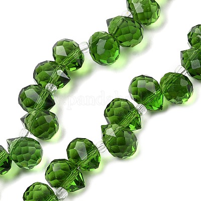 Прозрачные стеклянные бусины GLAA-Z017-01-1