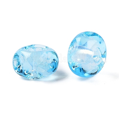 Бусы лэмпворк ручной работы LAMP-T021-15C-1