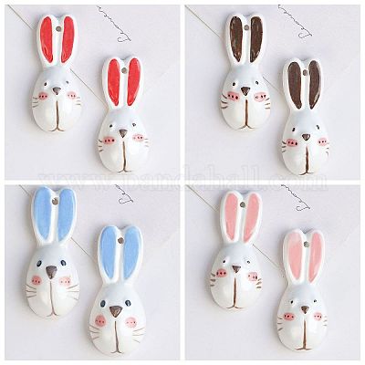 Ручной работы фарфора большие кулоны&nbsp;PORC-C010-08-1