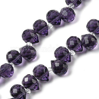 Прозрачные стеклянные бусины GLAA-Z017-01I-1