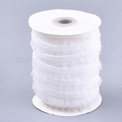 Бархатная лента из органзы SRIB-T006-001-1