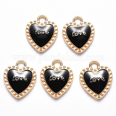 Подвески из эмали и сплава ENAM-S121-038B-1