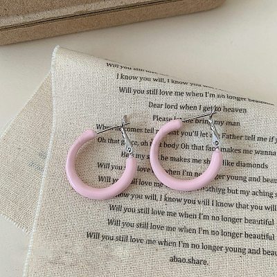 Серьги-кольца из эпоксидного сплава FS-WG979F0-01-1