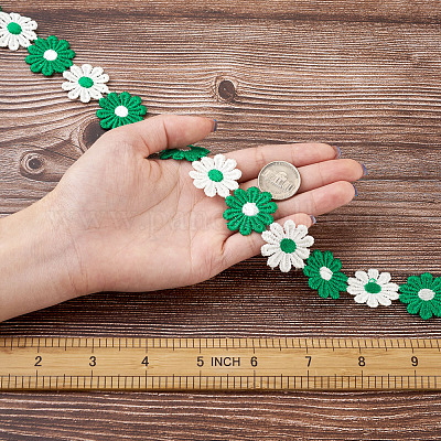 Красочная кружевная отделка из полиэстера OCOR-TA0001-34E-1