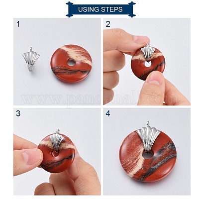 Латуни пончик поручительств KK-E737-13P-1