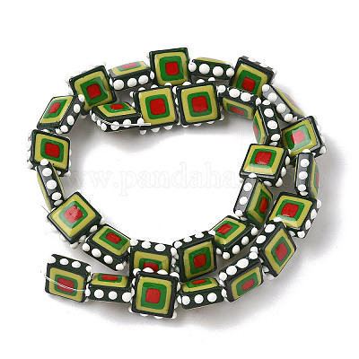 Бусины из стеклянной эмали LAMP-S079-14G-1