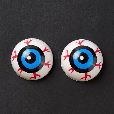8 Occhi Spaventosi In Plastica 26 Mm Per Halloween – Bulbi Oculari Per Bambole, Orsi, Pupazzi