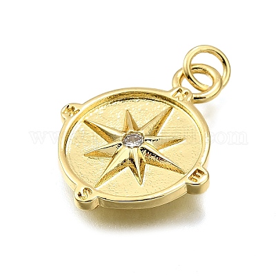 Стойки обшивки латунь микро проложить Циркон подвеску KK-K401-60C-G-1